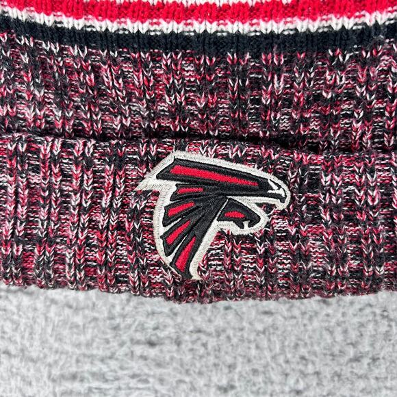 2 Atlanta Falcons Beanie Pom Hat Cap Atlanta Falcons Beanies 47' and New Era - Picture 12 of 16